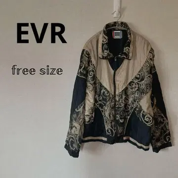 EVR 장식적인 무늬 집업 자켓 프리 사이즈