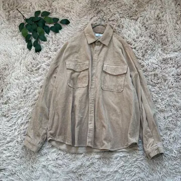 6930 위고 셔츠 자켓 [ M ] 코듀로이/베이지/오버 사이즈