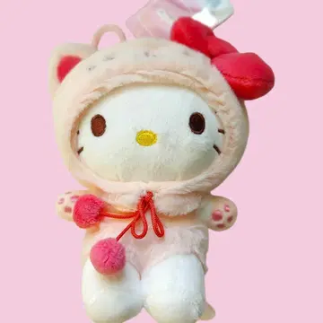 한국 산리오 공식 상품 헬로키티 봉제 인형 키링