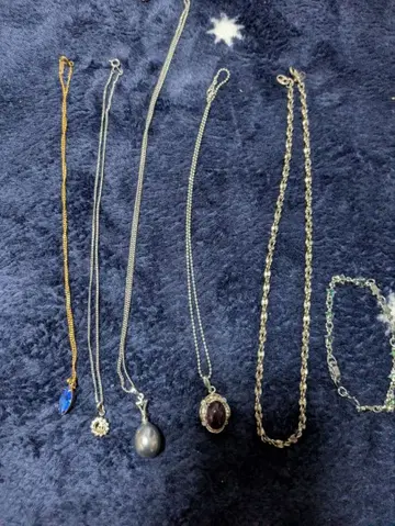 목걸이 세트 실버 골드 보석 포함