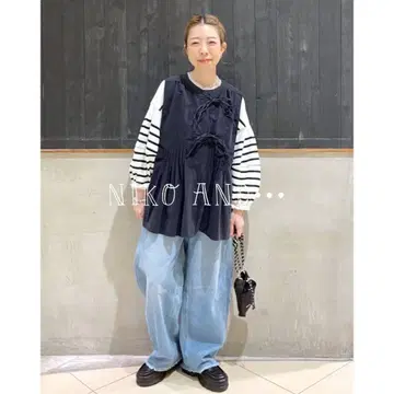 [ NIKO AND - ] 셀프컷 배럴 팬츠