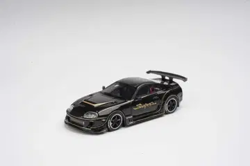 YM 모델 1/64 도요타 수프라 A80 블랙 골드