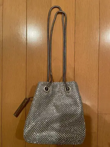 스네이크 체인 글래스 비쥬 미니 백