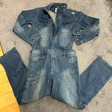 워크맨 BLUE B 데님 오버롤 L 사이즈