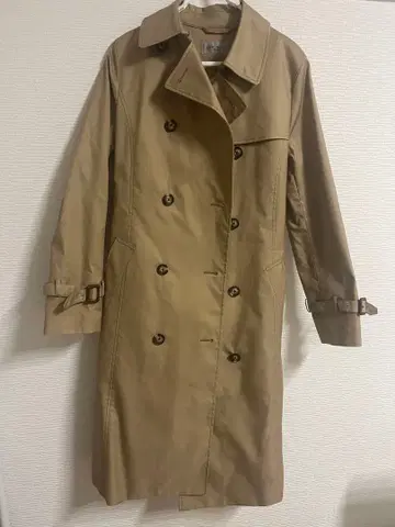 아오키 LES MUES 베이지 더블 트렌치코트