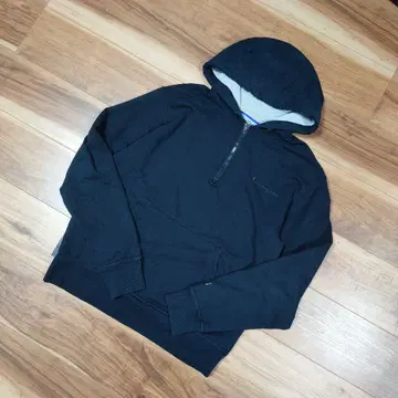 챔피온 Champion XL 블랙 하프 지퍼 후드티