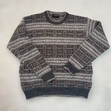 WILDERNESS EXPERIENCE 페어아일 패턴 스웨터 M