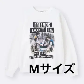 GU 기묘한 이야기 헤비웨이트 맨투맨 오자키 타쿠미 M 사이즈