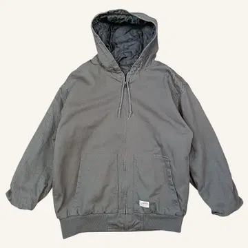 Java 안감 퀼팅 코튼 후드 자켓 카키 L 사이즈