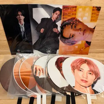 SixTONES 다나카 쥬리 부채 클리어 파일 묶음 판매