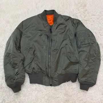 737 알파인더스트리 USA제 L MA-1 카키