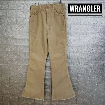 랭글러 Wrangler 구제 코듀로이 팬츠 M 플레어 실루엣