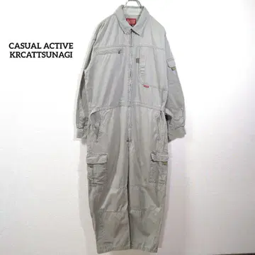 KRCAT TSUNAGI 그레이 작업복 LL 사이즈 멀티 포켓 작업용