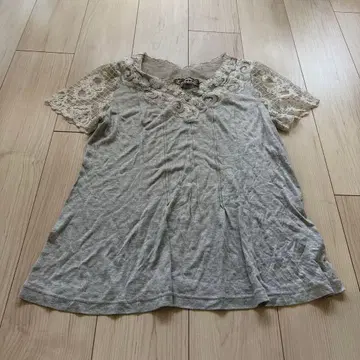 import Rossa 수입 로사 레이스 반팔 티셔츠 블라우스 44