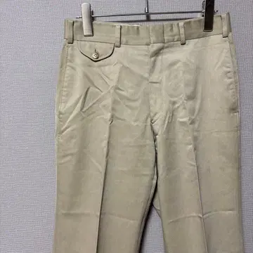 뉴요커 남성용 센터 프레스 슬랙스 (S 상당) 베이지 무지