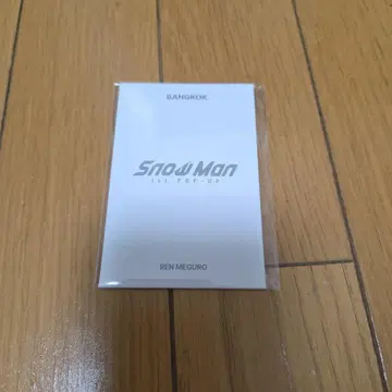 Snow Man 1st POP-UP 방콕 메구로 렌 카드