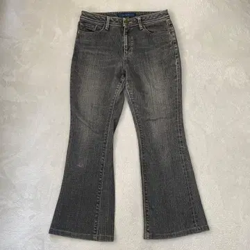 보브슨 플레어 데님 플레어 청바지 벨보텀 블랙 L 사이즈 상당