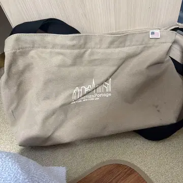 맨하탄 포티지 베이지 숄더백