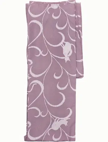 귀여운 고양이 새상품 워셔블 코몬 이중 기모노 L 보라색