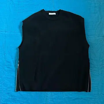 FREAK'S STORE 지퍼 슬릿 니트 베스트