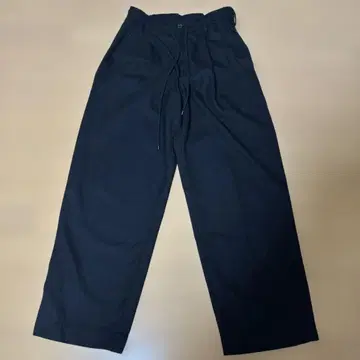 MARKAWARE 울 비에라 블랙 와이드 슬랙스