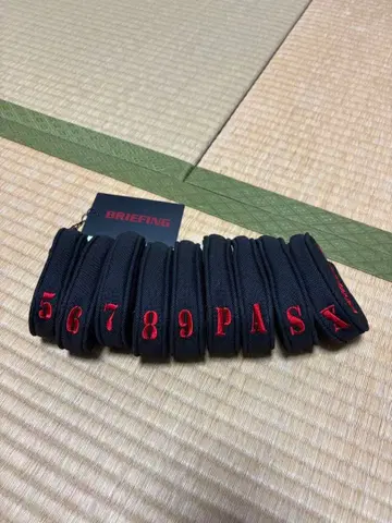 브리핑 아이언용 골프헤드커버 세퍼레이트 타입 블랙