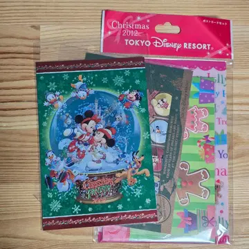 도쿄 디즈니 리조트 크리스마스 엽서 세트
