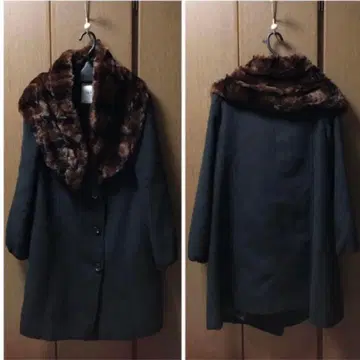 릴리 브라운 Lilly Brown 빈티지 퍼 체스터 코트