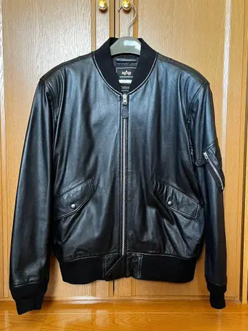 Alpha 가죽 MA-1 자켓 XL 알파사