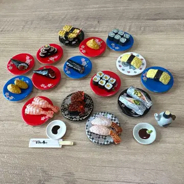 신선 회전초밥 리멘트 푸치 샘플 푸치 시리즈 미니어처