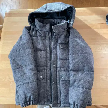 더 샵 티케이 후드 부착 다운 자켓 L