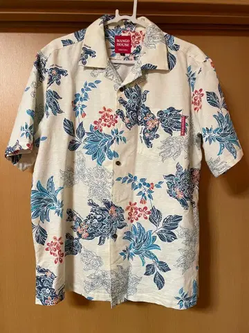 MANGO HOUSE 알로하 셔츠 L 사이즈 꽃무늬