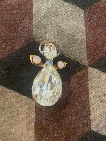 빈티지 천사 브로치