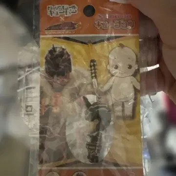 아기 캐릭터 키링 무사 디자인 큐피