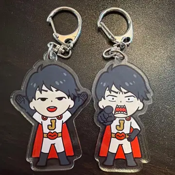 후쿠야마 준 다변 히어로 준준맨 아크릴 키링 2개 세트