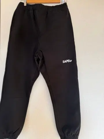 M 사이즈 SAPEur 사풀 스웨트 팬츠 블랙