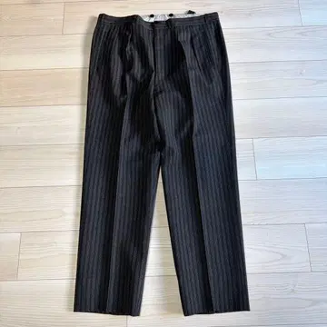 최상 데드스탁 유로 빈티지 슬랙스 스트라이프 워크 팬츠