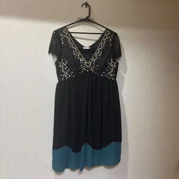 ROYAL PARTY 드레스 38 사이즈 블랙/파랑