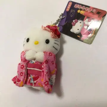 교토 한정판 헬로키티 기모노 스트랩