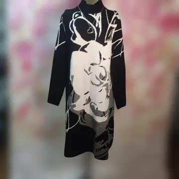 새상품 추가 OFF 뜨개질 니트 원피스 신축성 있음 모노톤 9194