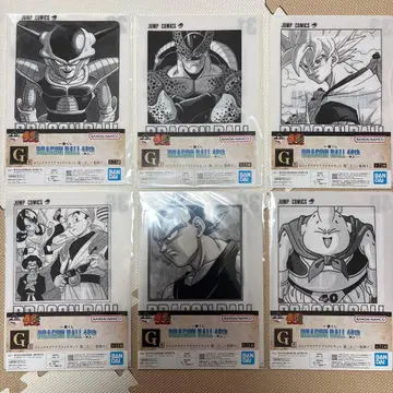 드래곤볼 G상 40주년 제일복권 6장 세트