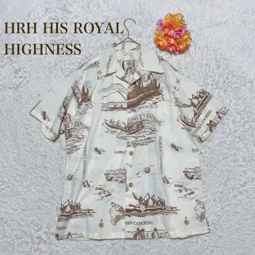 HRH HIS ROYAL HIGHNESS [ M ] 하와이안 셔츠