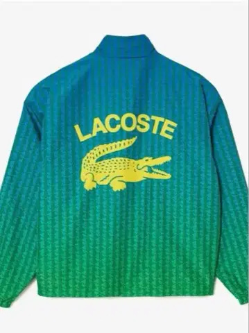 LACOSTE 라코스테 백 프린트 모노그램 트랙 자켓