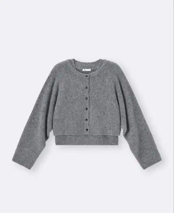 GU 퍼프 니트 2피스 가디건