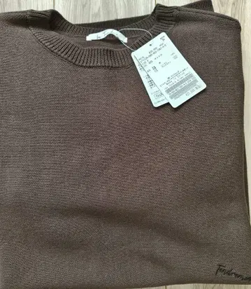 플라주 les Tendre brown 맨투맨 새상품 브라운