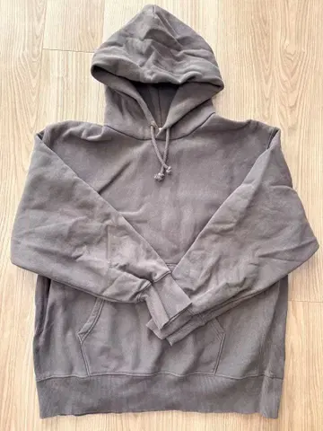 헤비 웨이트 후드티 초기 새상품급 페이드 하프 지퍼 맨투맨
