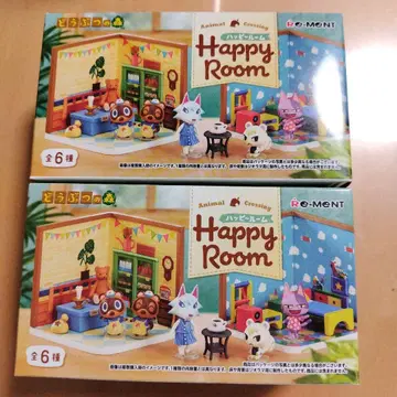 동물의 숲 방 피규어 2개 세트!!