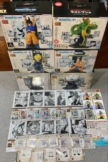 드래곤볼 제일복권 40주년 38점 피규어 풀컴플리트 세트