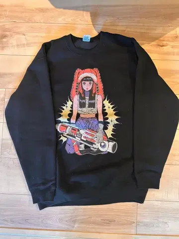 PALEDUSK 블랙 맨투맨 XL