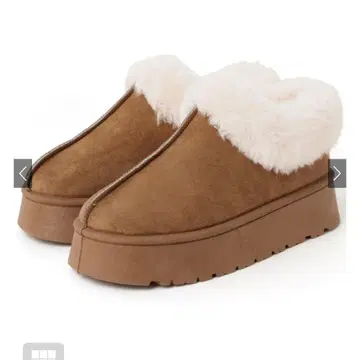 GRL 통굽 무스탕 숏부츠 zr1092